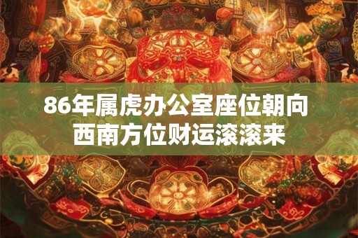86年属虎办公室座位朝向 西南方位财运滚滚来
