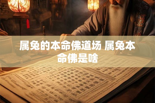 属兔的本命佛道场 属兔本命佛是啥