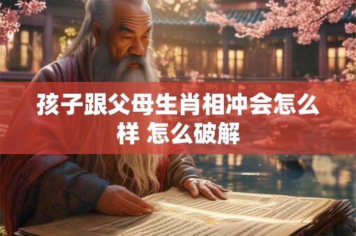孩子跟父母生肖相冲会怎么样 怎么破解