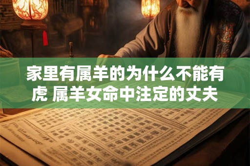 家里有属羊的为什么不能有虎 属羊女命中注定的丈夫