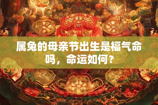 属兔的母亲节出生是福气命吗，命运如何？