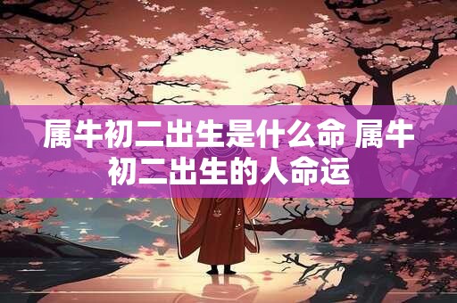 属牛初二出生是什么命 属牛初二出生的人命运