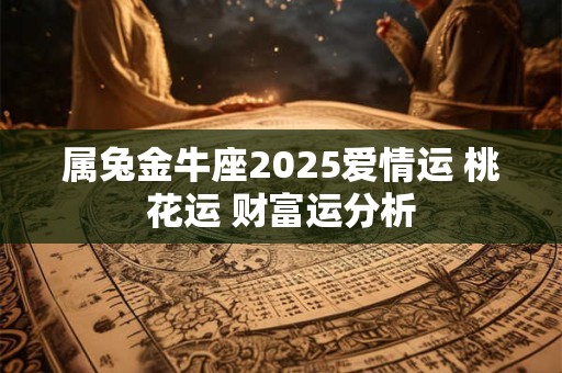 属兔金牛座2025爱情运 桃花运 财富运分析
