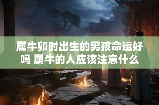 属牛卯时出生的男孩命运好吗 属牛的人应该注意什么