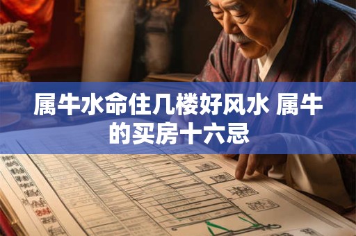 属牛水命住几楼好风水 属牛的买房十六忌