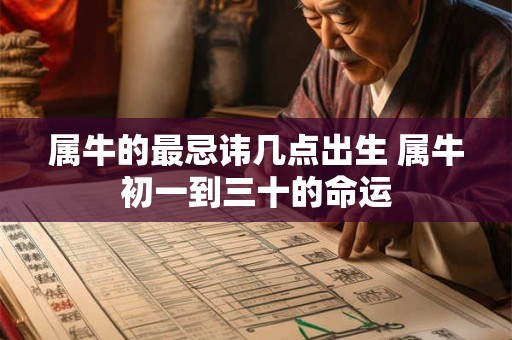 属牛的最忌讳几点出生 属牛初一到三十的命运
