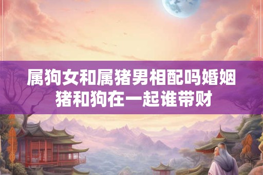 属狗女和属猪男相配吗婚姻 猪和狗在一起谁带财