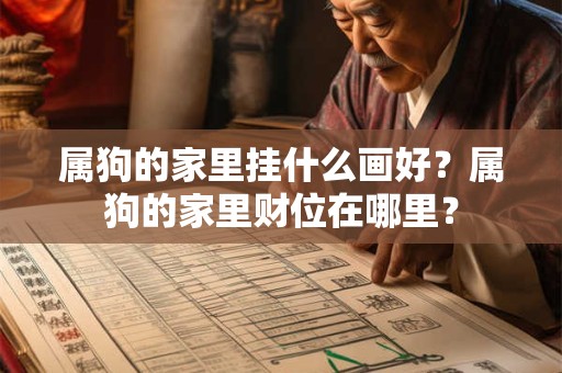 属狗的家里挂什么画好？属狗的家里财位在哪里？