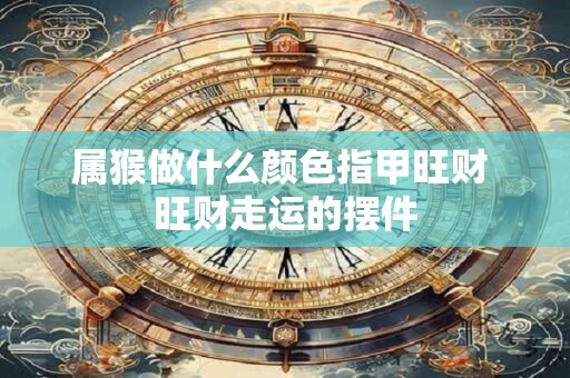 属猴做什么颜色指甲旺财 旺财走运的摆件