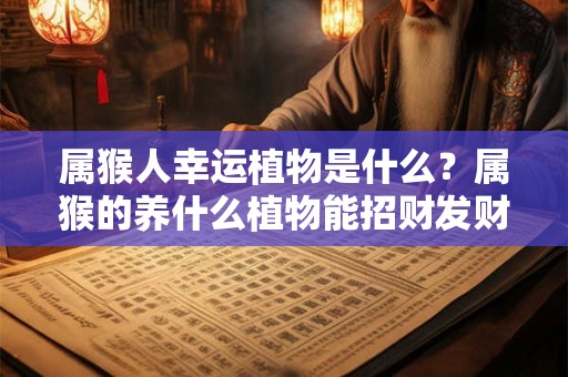 详细阅读:属猴人幸运植物是什么?属猴的养什么植物能招财发财 属猴人幸运植物是什么?属猴的养什么植物能招财发财