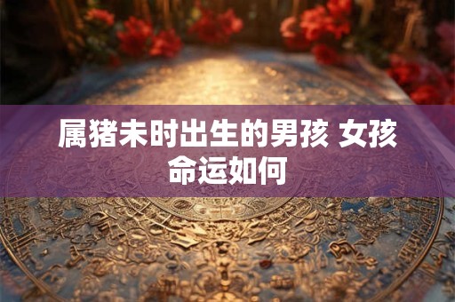 属猪未时出生的男孩 女孩命运如何