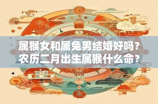 属猴女和属兔男结婚好吗？农历二月出生属猴什么命？