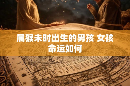 属猴未时出生的男孩 女孩命运如何
