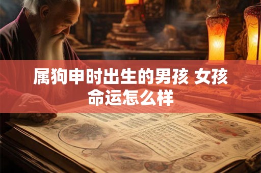 属狗申时出生的男孩 女孩命运怎么样