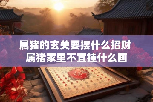 属猪的玄关要摆什么招财 属猪家里不宜挂什么画