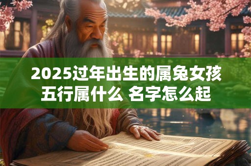 2025过年出生的属兔女孩五行属什么 名字怎么起