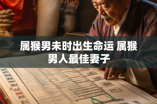 属猴男未时出生命运 属猴男人最佳妻子