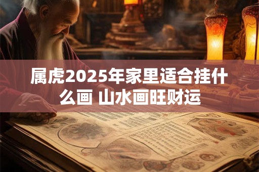 属虎2025年家里适合挂什么画 山水画旺财运