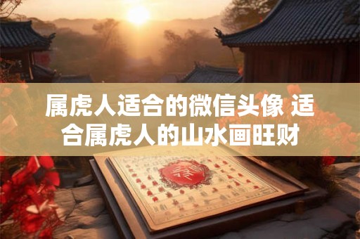 属虎人适合的微信头像 适合属虎人的山水画旺财