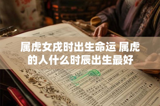 属虎女戌时出生命运 属虎的人什么时辰出生最好
