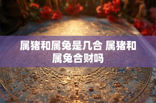 属猪和属兔是几合 属猪和属兔合财吗