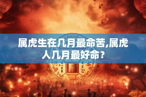 属虎生在几月最命苦,属虎人几月最好命？
