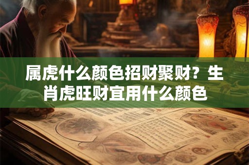 属虎什么颜色招财聚财？生肖虎旺财宜用什么颜色