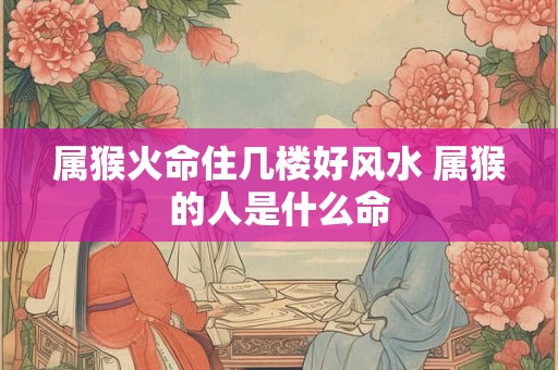 属猴火命住几楼好风水 属猴的人是什么命