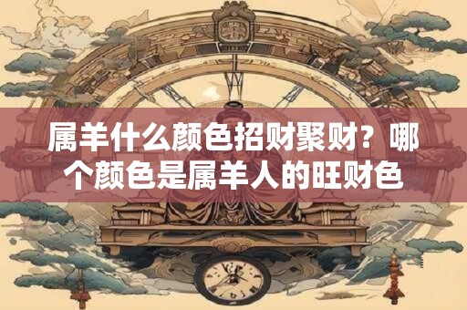 属羊什么颜色招财聚财？哪个颜色是属羊人的旺财色