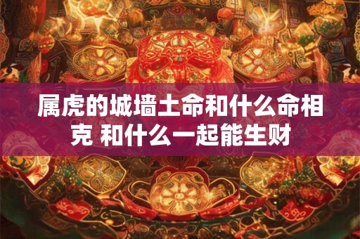 属虎的城墙土命和什么命相克 和什么一起能生财
