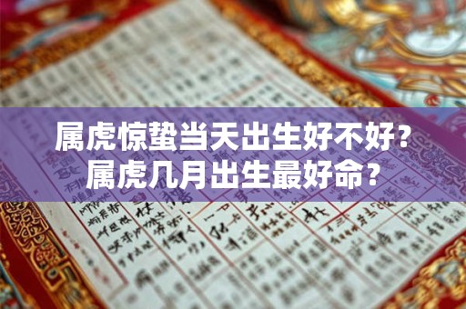 属虎惊蛰当天出生好不好？属虎几月出生最好命？