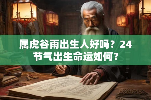 属虎谷雨出生人好吗？24节气出生命运如何？