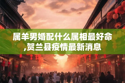 属羊男婚配什么属相最好命,贺兰县疫情最新消息