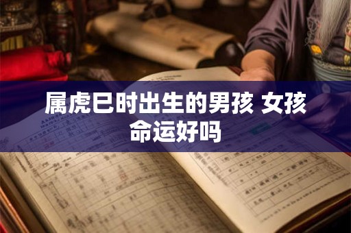 属虎巳时出生的男孩 女孩命运好吗