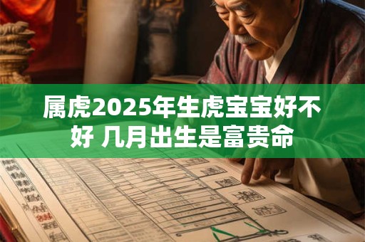 属虎2025年生虎宝宝好不好 几月出生是富贵命