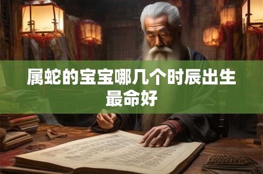 属蛇的宝宝哪几个时辰出生最命好