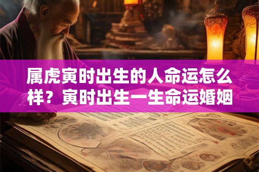 属虎寅时出生的人命运怎么样？寅时出生一生命运婚姻