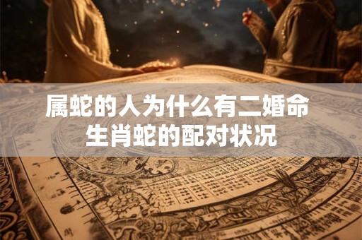 属蛇的人为什么有二婚命 生肖蛇的配对状况