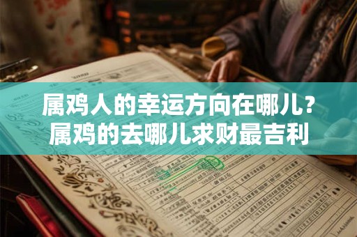 属鸡人的幸运方向在哪儿？属鸡的去哪儿求财最吉利