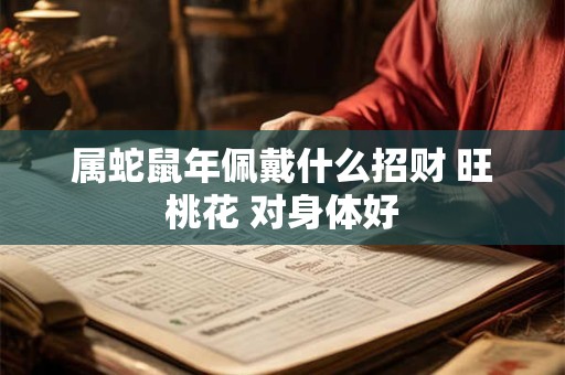 属蛇鼠年佩戴什么招财 旺桃花 对身体好