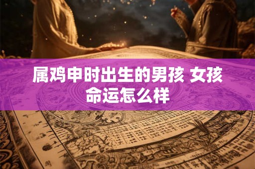 属鸡申时出生的男孩 女孩命运怎么样