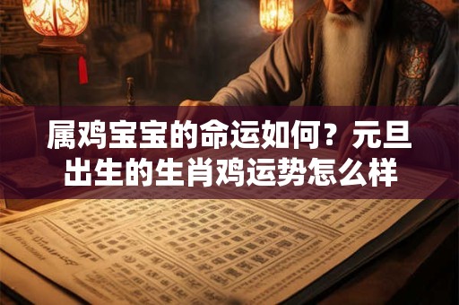 详细阅读:属鸡宝宝的命运如何?元旦出生的生肖鸡运势怎么样 属鸡宝宝的命运如何?元旦出生的生肖鸡运势怎么样