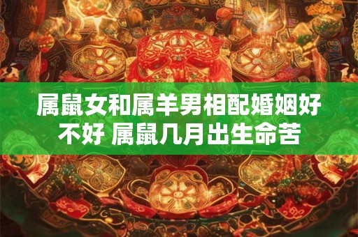 属鼠女和属羊男相配婚姻好不好 属鼠几月出生命苦