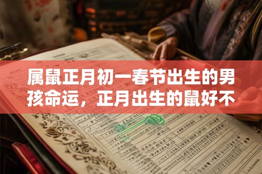 属鼠正月初一春节出生的男孩命运，正月出生的鼠好不好？