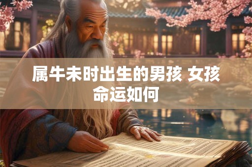 属牛未时出生的男孩 女孩命运如何
