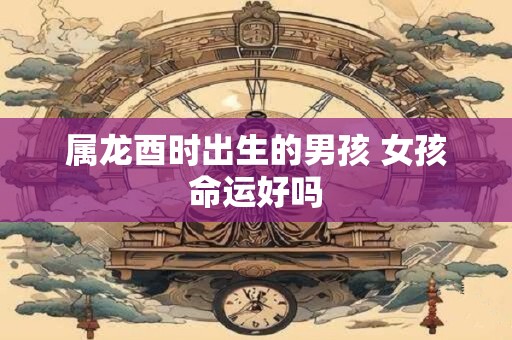 属龙酉时出生的男孩 女孩命运好吗