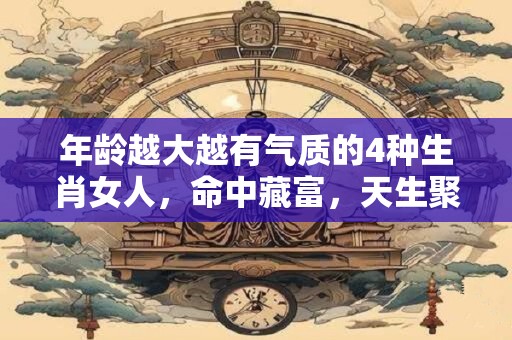 年龄越大越有气质的4种生肖女人，命中藏富，天生聚宝旺夫