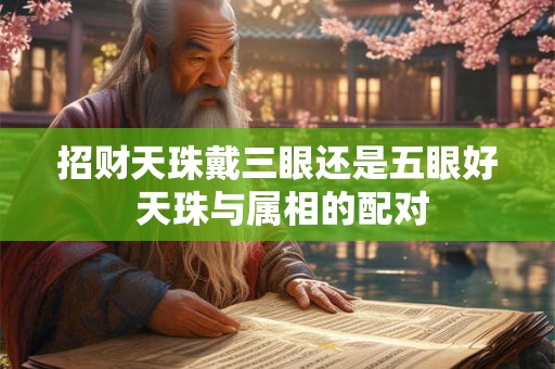 招财天珠戴三眼还是五眼好 天珠与属相的配对