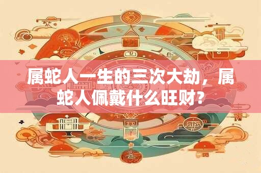 属蛇人一生的三次大劫，属蛇人佩戴什么旺财？