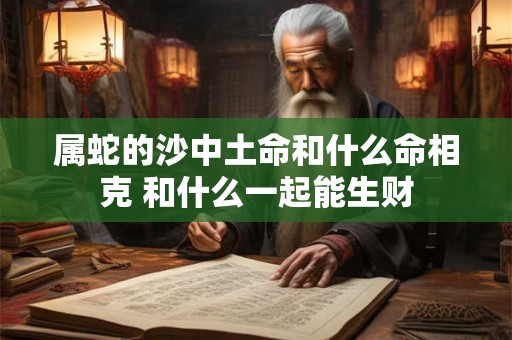 属蛇的沙中土命和什么命相克 和什么一起能生财